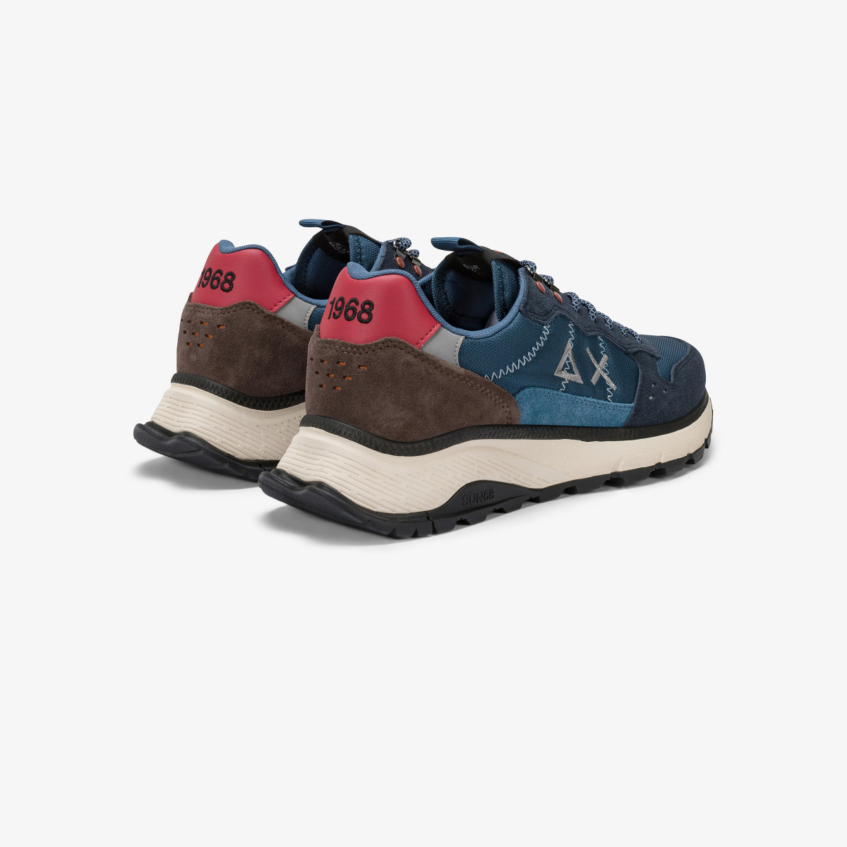 Sneaker Fire & Camping in cordura e suede navy blue
