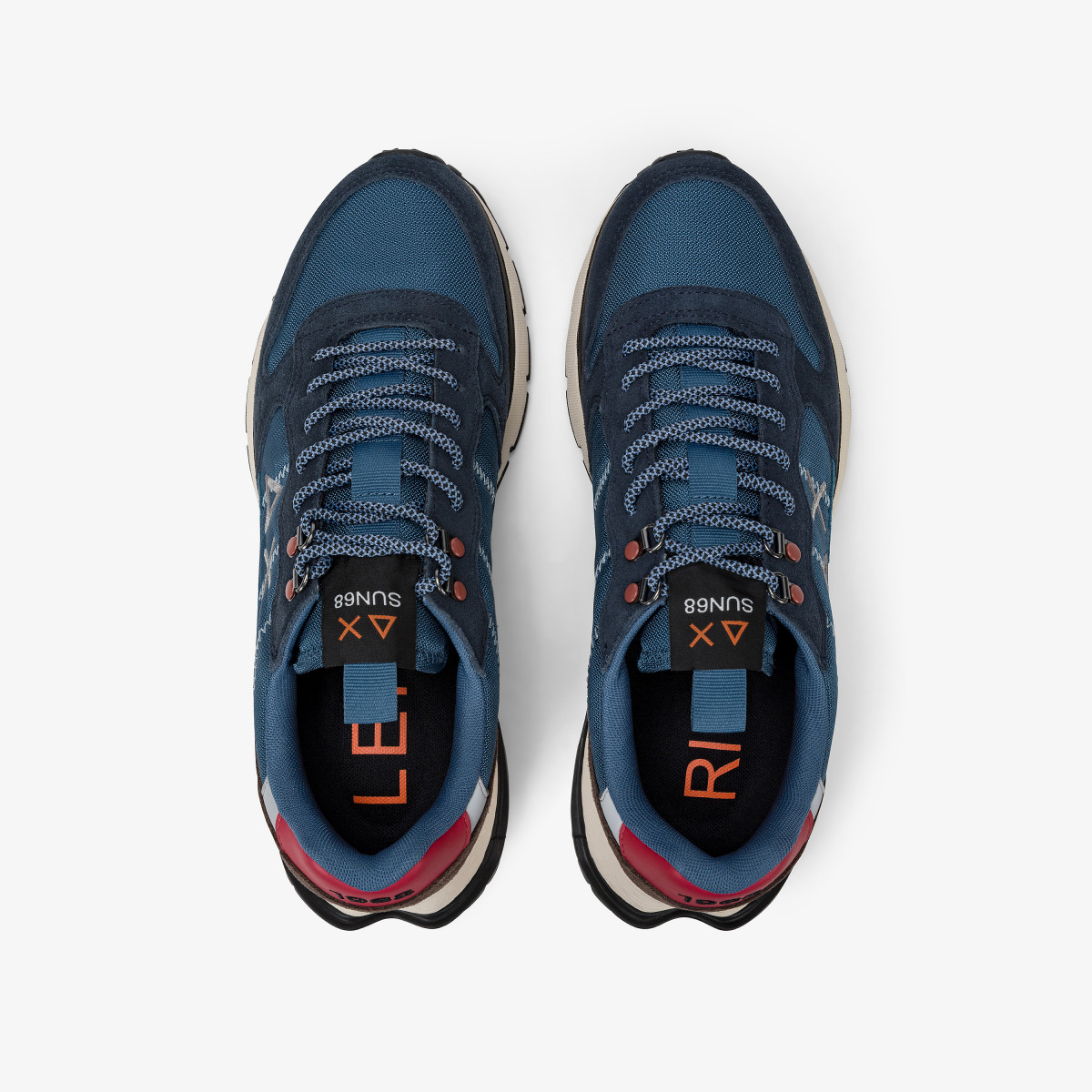 Sneaker Fire & Camping in cordura e suede navy blue