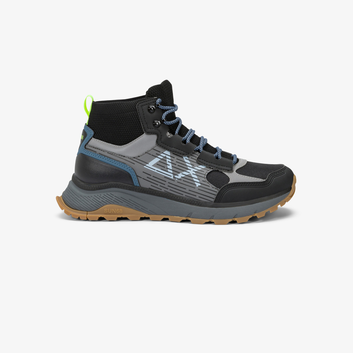 Black Fire & Camping sporty nylon e pu sneaker