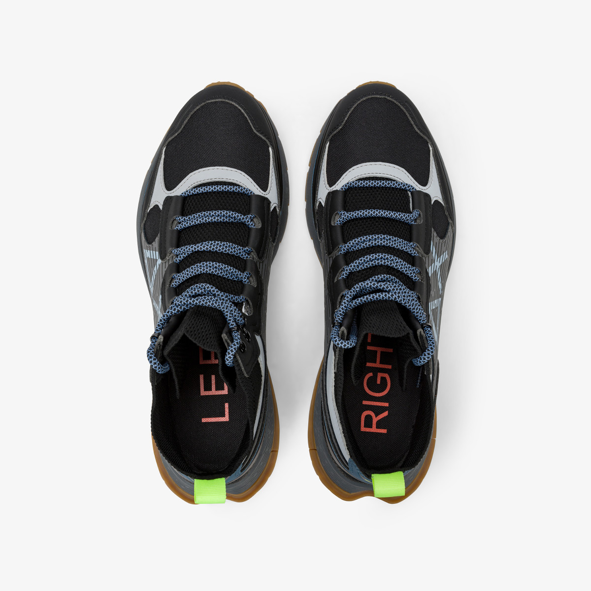 Black Fire & Camping sporty nylon e pu sneaker