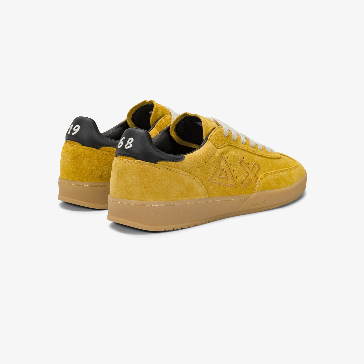Yellow California Sun suede sneaker
