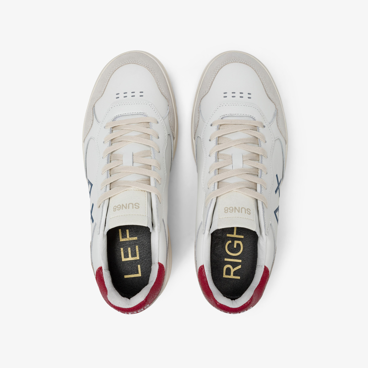 Sneaker Big Basket in pelle bordeaux
