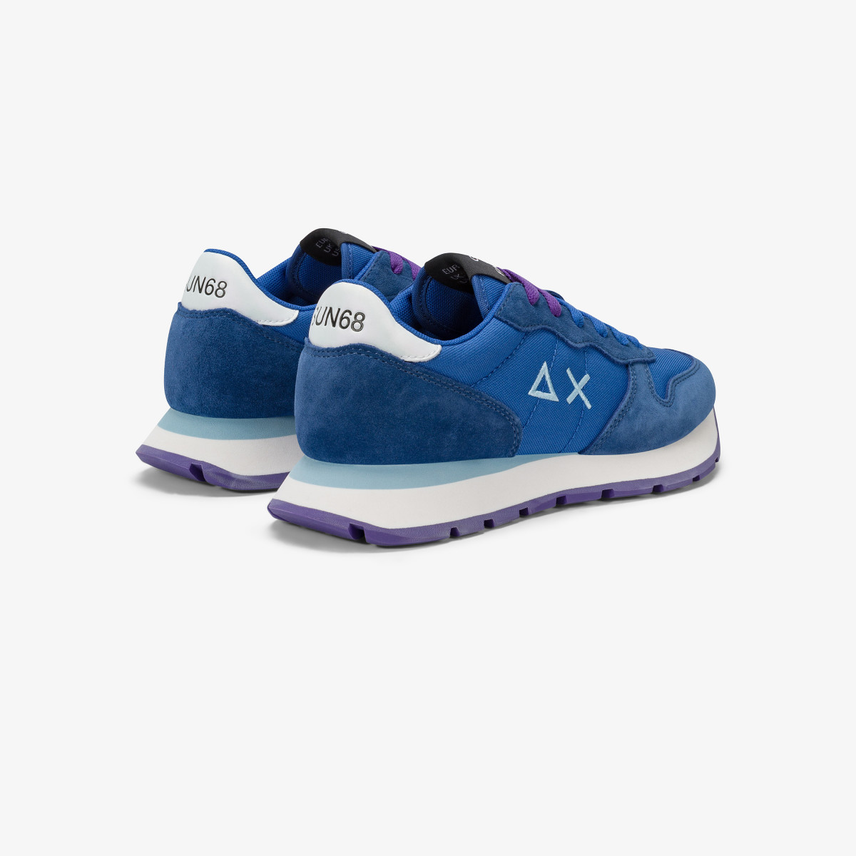 Royal Ally Solid nylon and suede sneaker