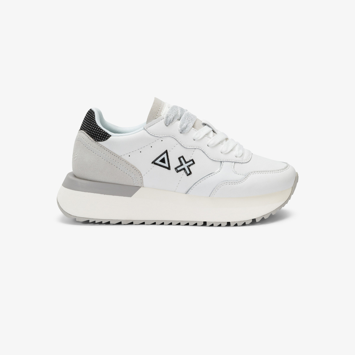 Off white Big Ally faux leather and suede sneaker
