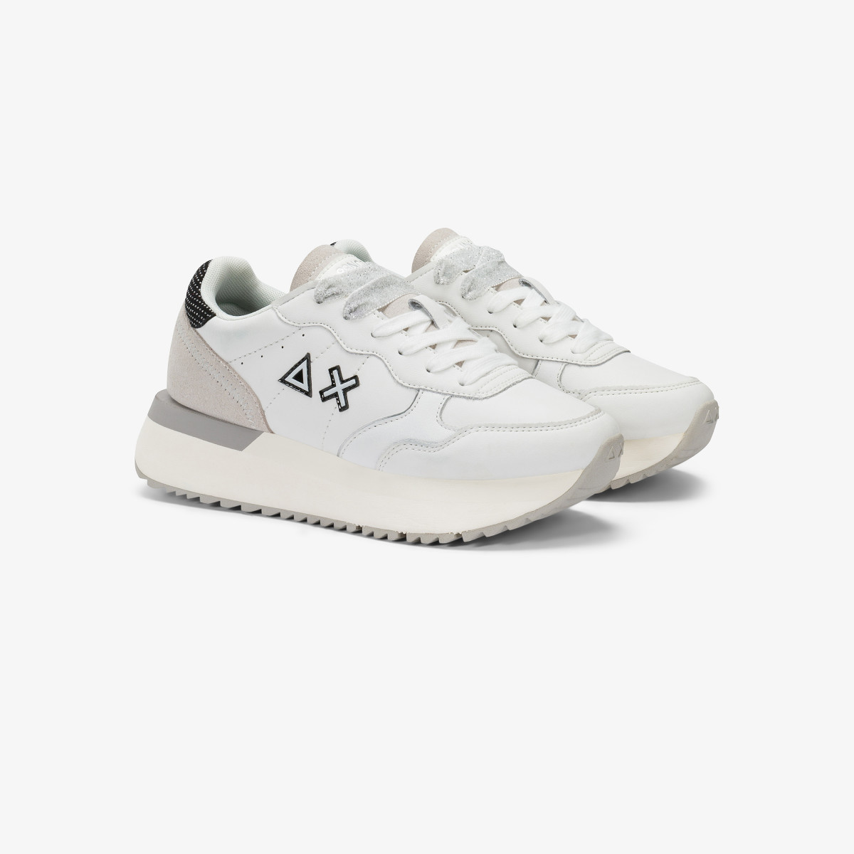 Off white Big Ally faux leather and suede sneaker