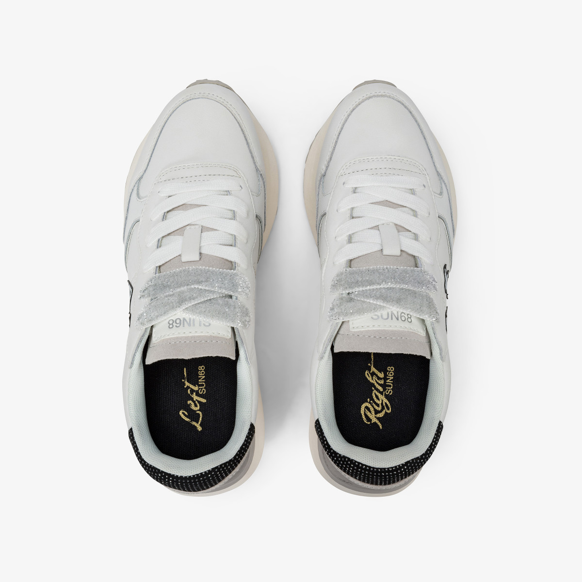 Off white Big Ally faux leather and suede sneaker
