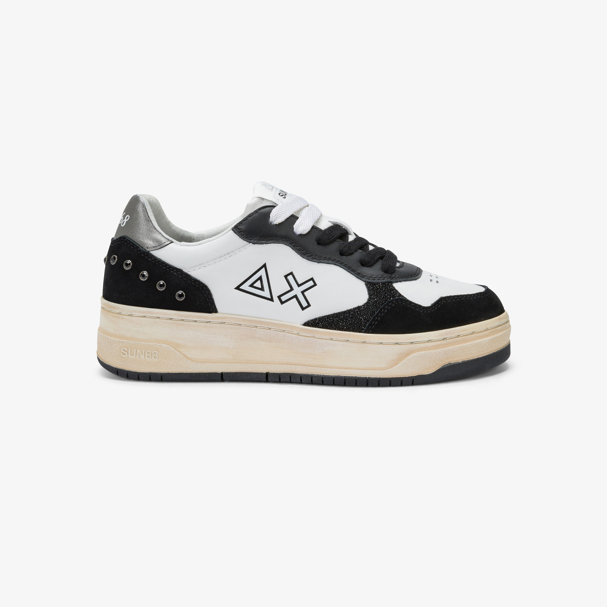 Black Basket Love Lady leather sneaker