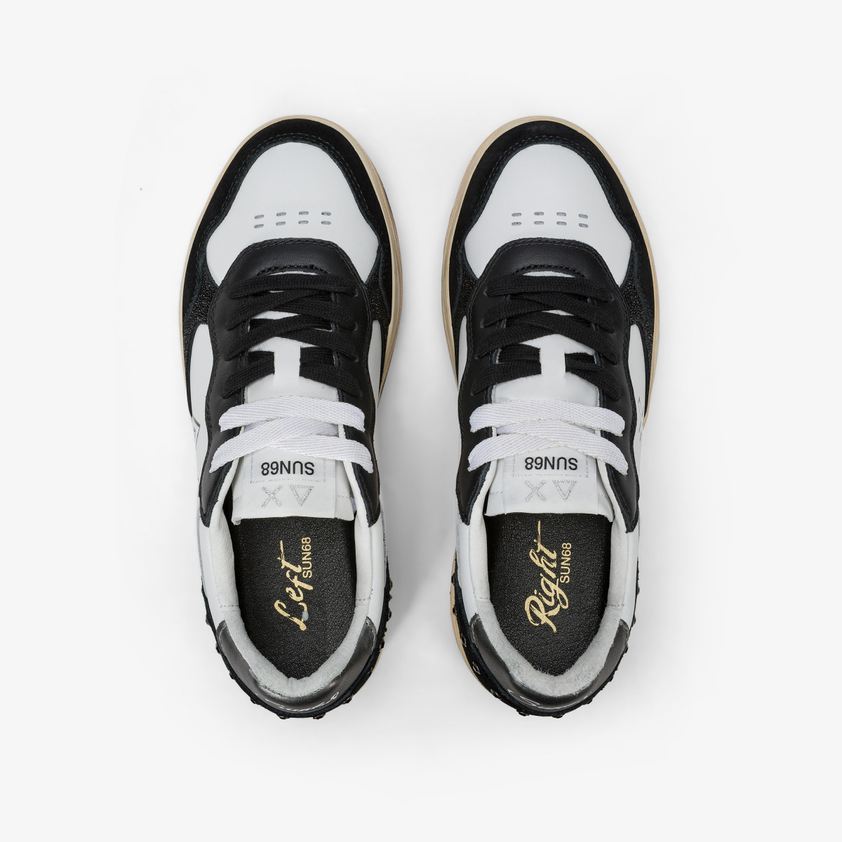 Black Basket Love Lady leather sneaker