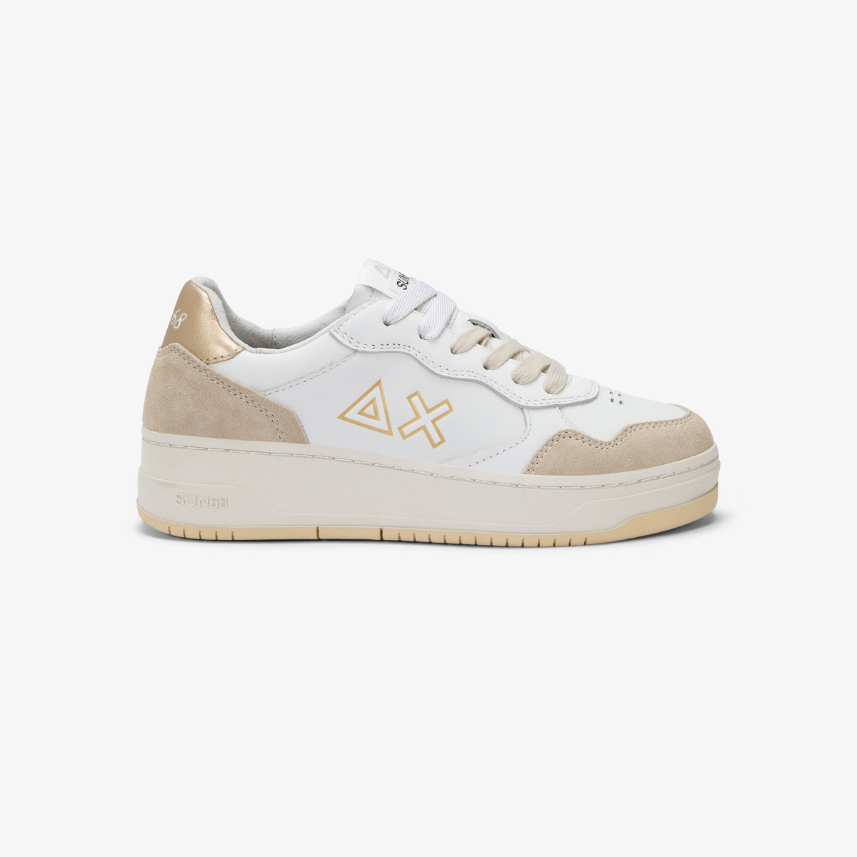 Gold Basket Love Lady leather sneaker