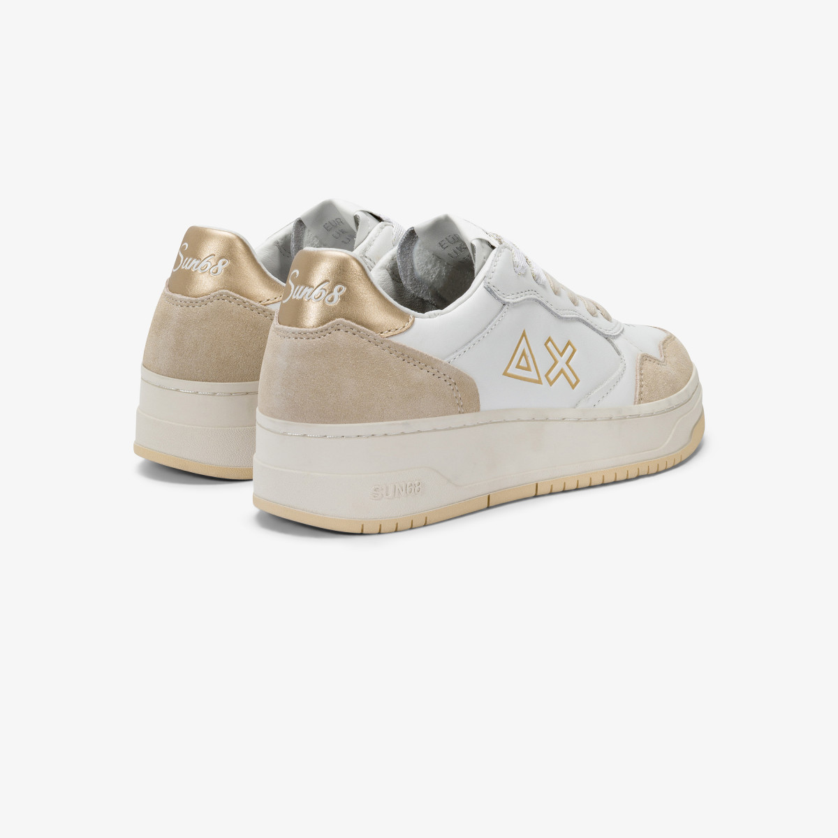 Gold Basket Love Lady leather sneaker