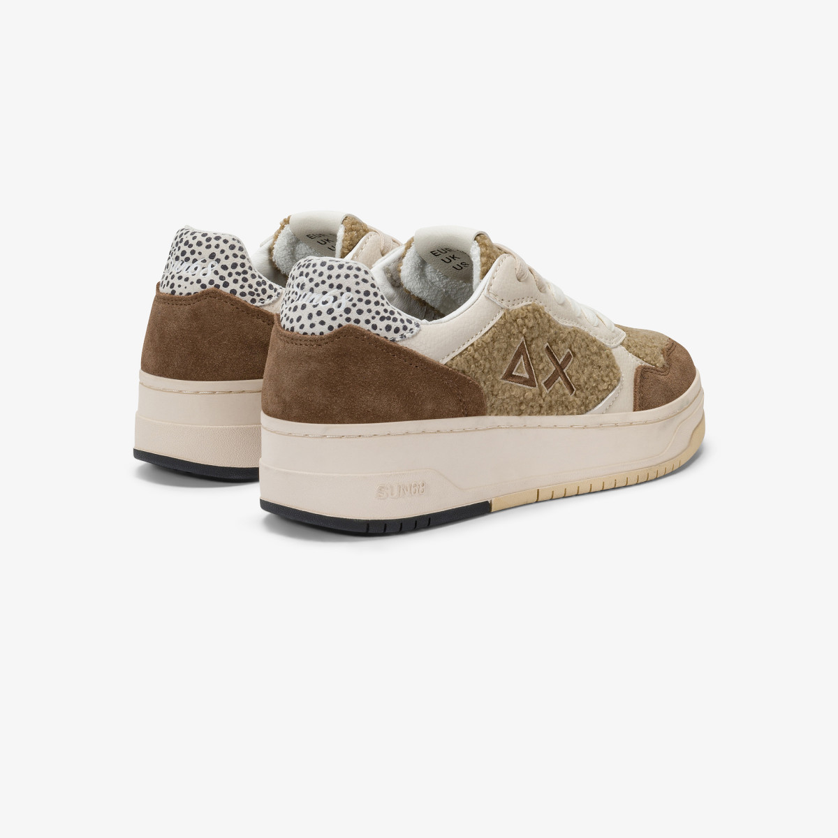 Beige Basket Love Lady teddy sneaker