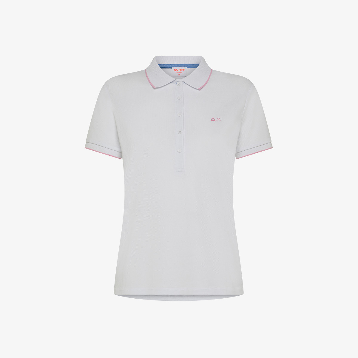 Off white slim fit polo shirt