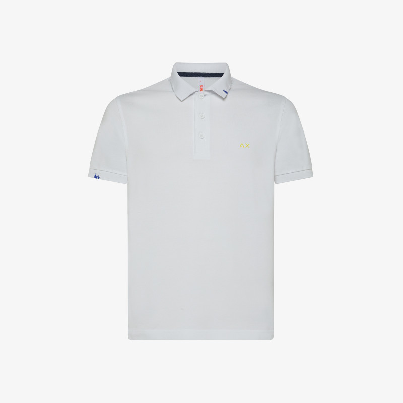 POLO SOLID VINTAGE BIANCO