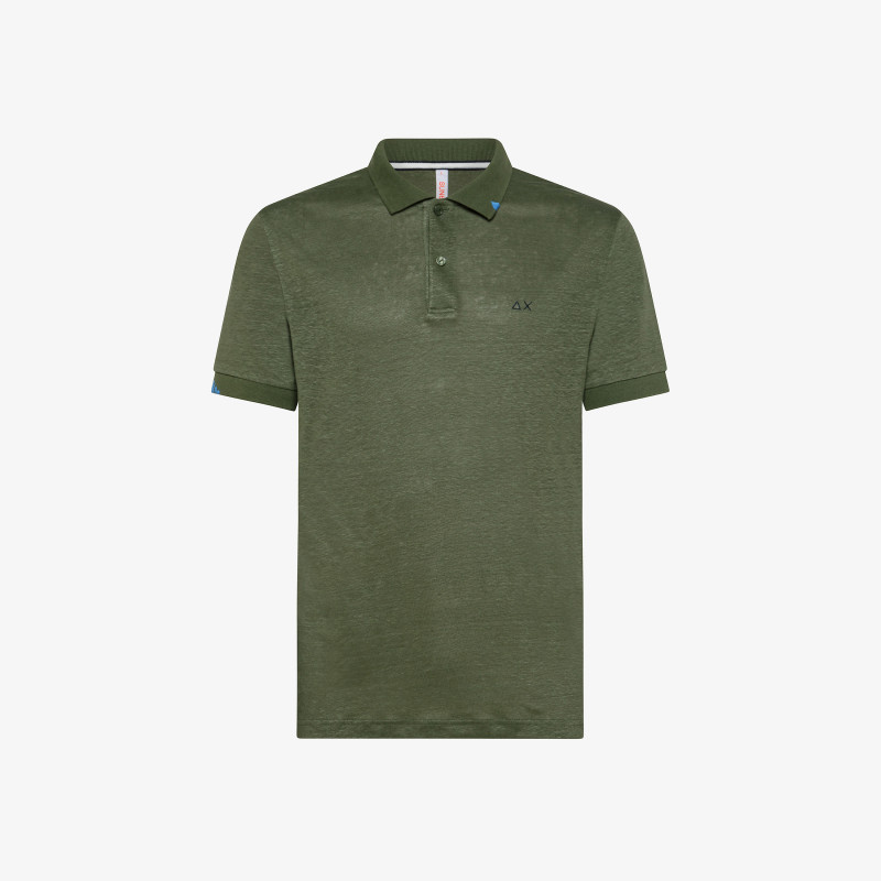 POLO JS LINEN SOLID MILITARY