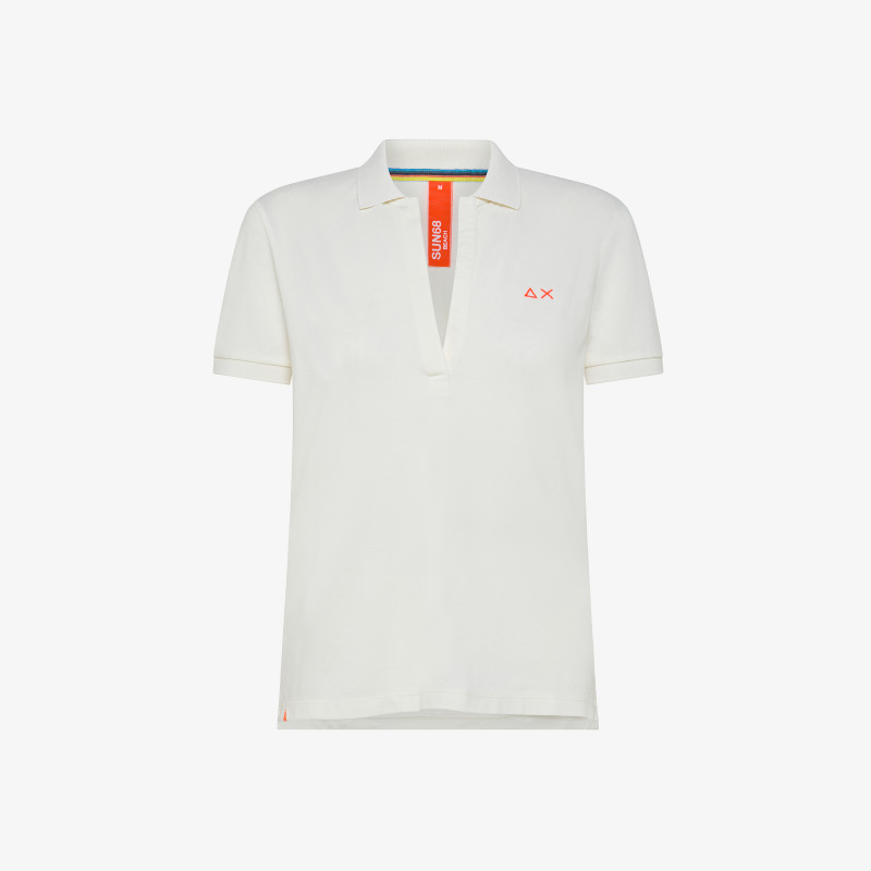 POLO SPECIAL DYED S/S BIANCO PANNA