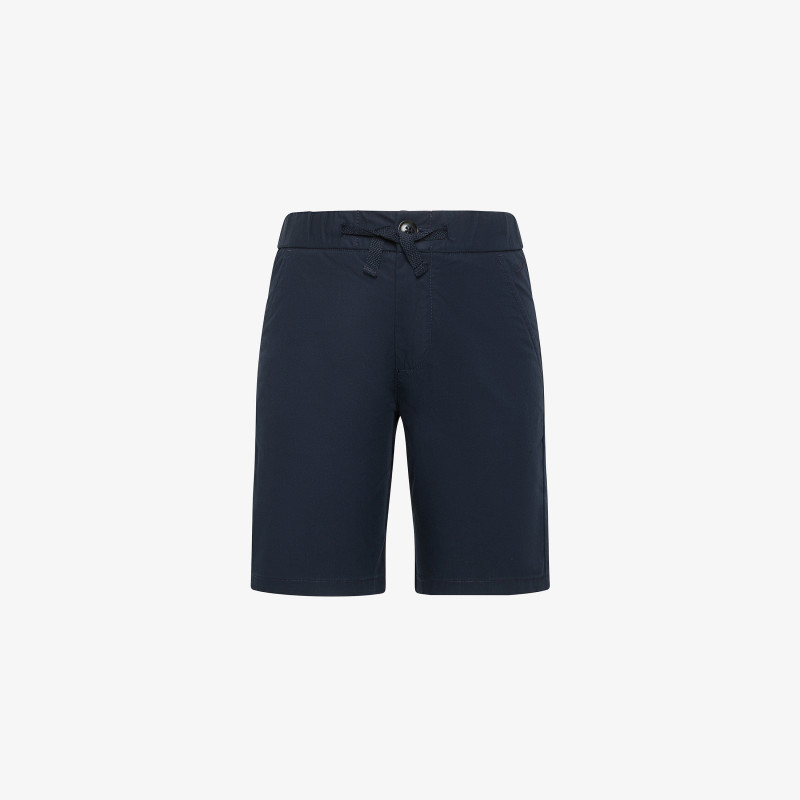 BOY'S BERMUDA COULISSE SOLID NAVY BLUE