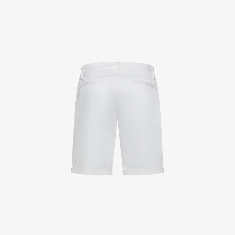 Bermuda chino in cotone bianco panna