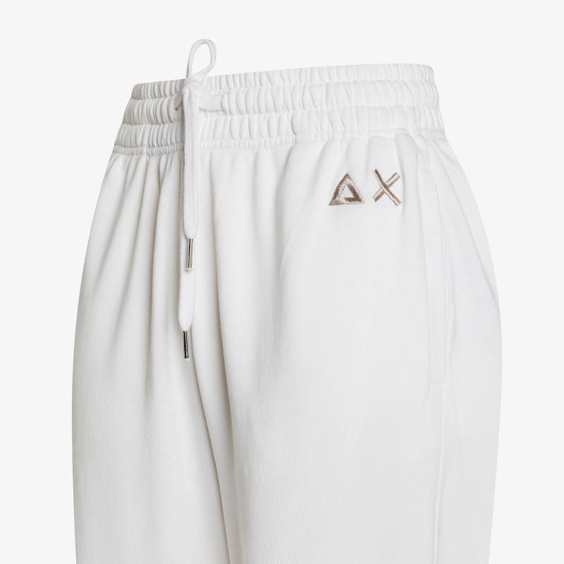 SWEATPANTS BASIC FLEECE OFF WHITE