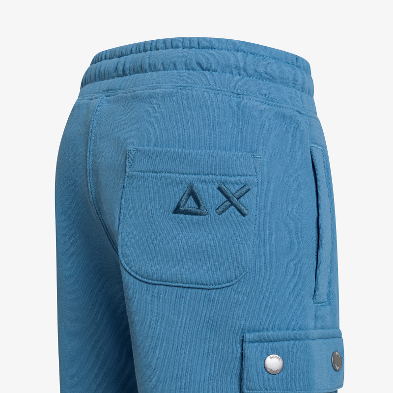 Avio cotton fleece cargo shorts