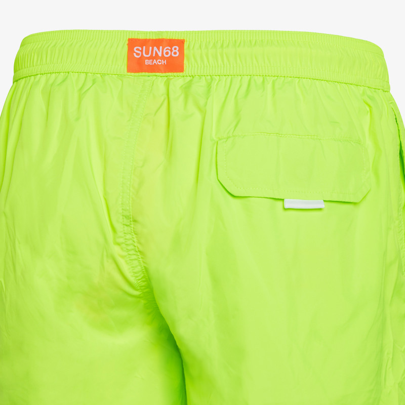 SWIM PANT PACKABLE GIALLO FLUO
