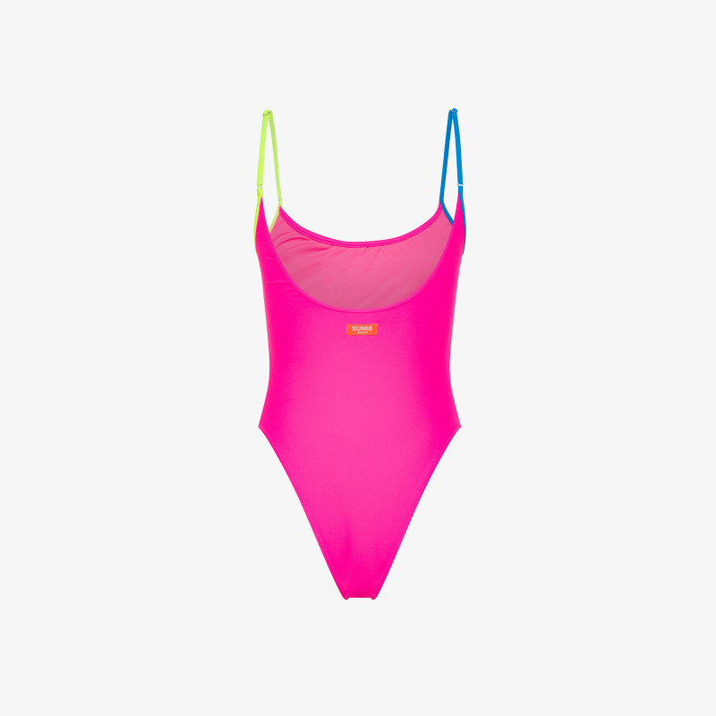 SWIMSUIT FLUO FUXIA