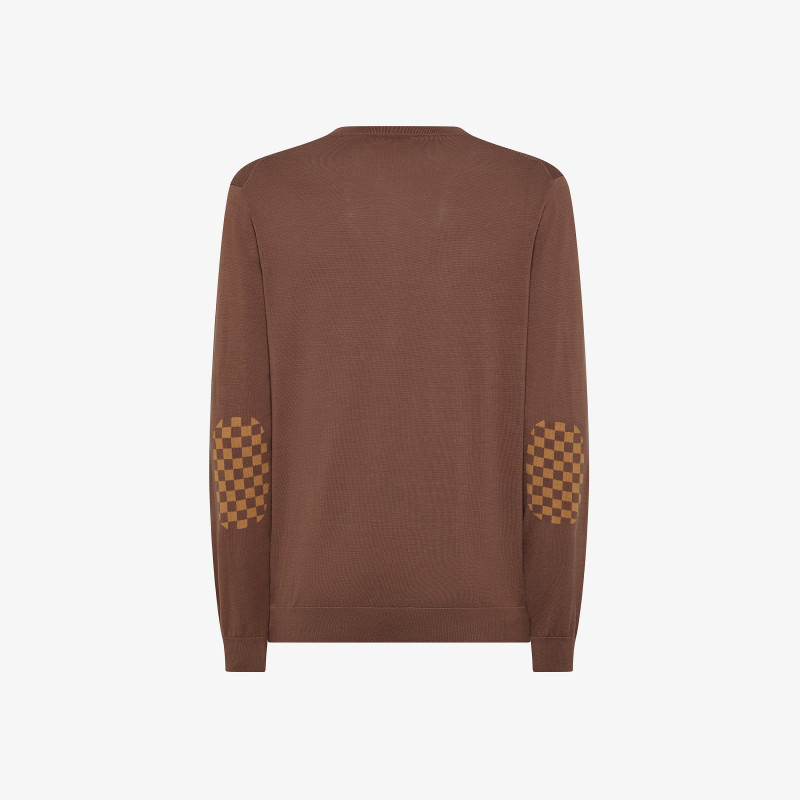 Maglia in cotone marrone