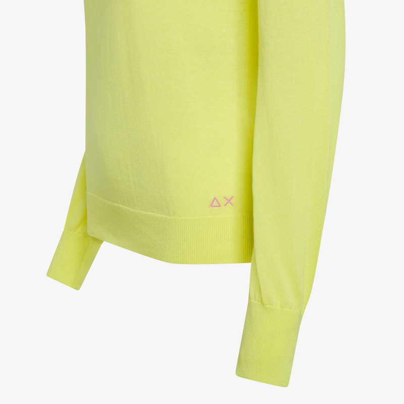 SWEATER BASIC L/S GIALLO LIMONE