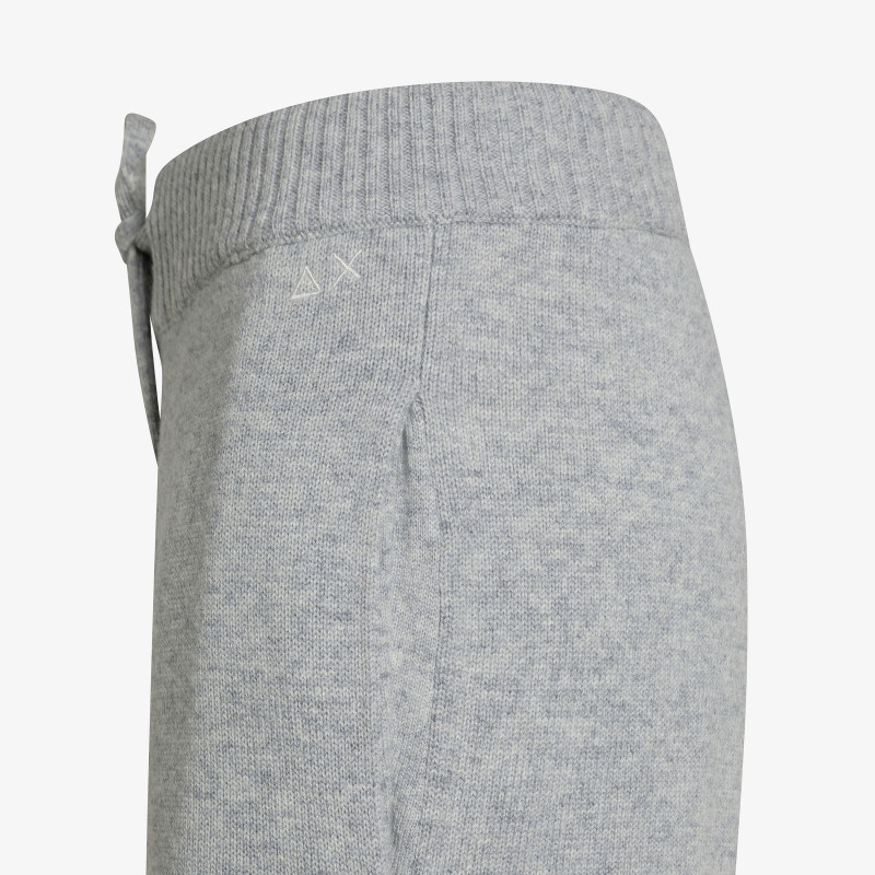 WIDE PANT SOLID GRIGIO MEDIO