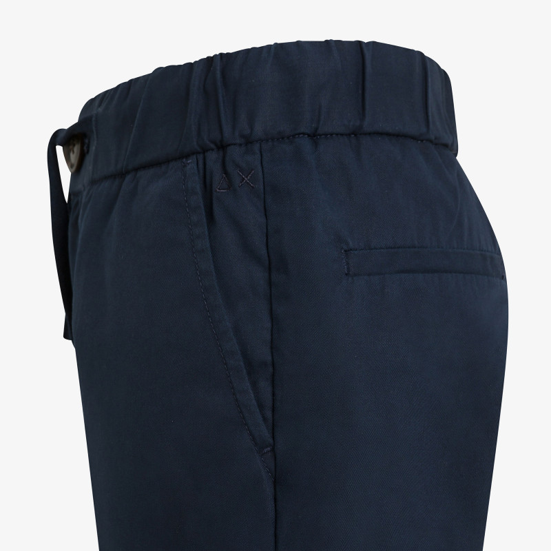 BOY'S PANT COULISSE SOLID NAVY BLUE