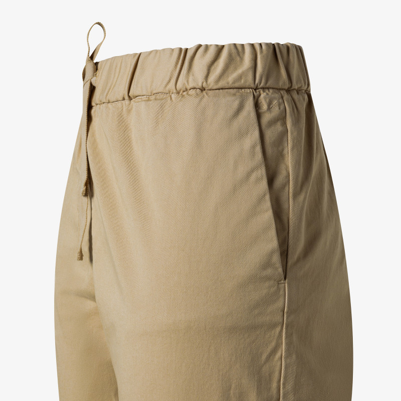 Beige cotton trousers