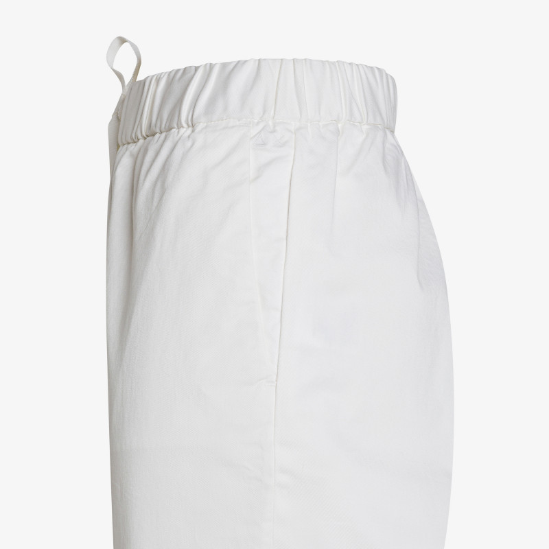 Off white cotton trousers