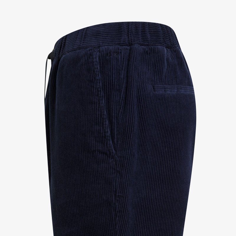 PANT COULISSE CORDUROY NAVY BLUE