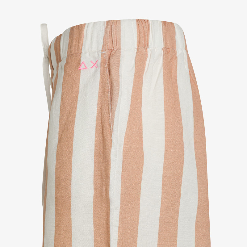 SHORTS BEACH LINEN STRIPES