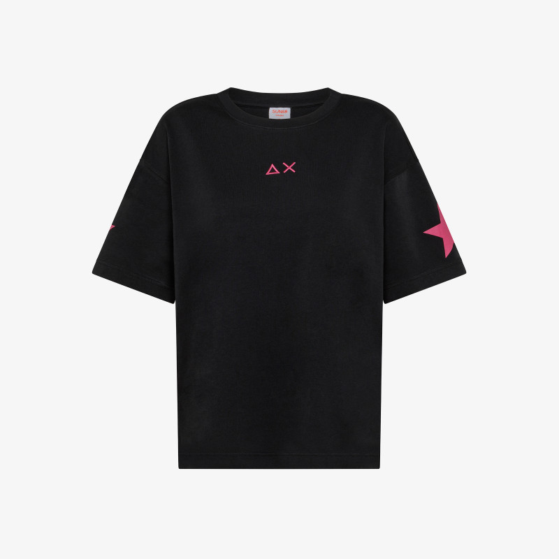T-SHIRT OVER SPORTY S/S BLACK