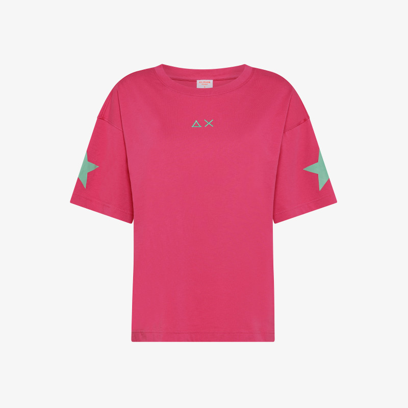 T-SHIRT OVER SPORTY S/S CYCLAMEN