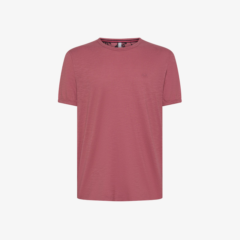 Tシャツ・カットソー SUN68 Men T-shirt Sage T35132 84 Sage Green Cotton Jersey T-shirt - Man | Solid SUN68