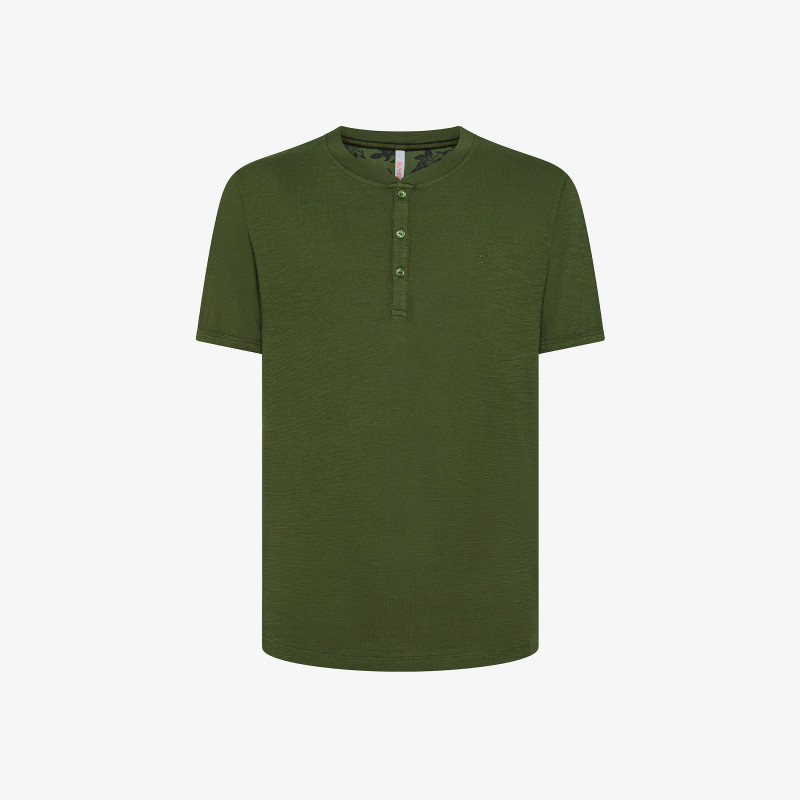 Tシャツ・カットソー SUN68 Men T-shirt Green T35125 37 Men's Fluorescent Polo T-shirt | SUN68