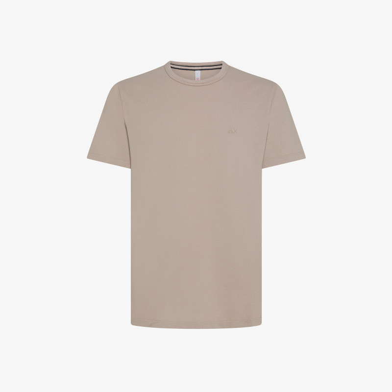 Tシャツ・カットソー SUN 68 Men T Shirts A35133 57 Pink Dark Pink Cotton Jersey T-shirt - Man | Solid SUN68