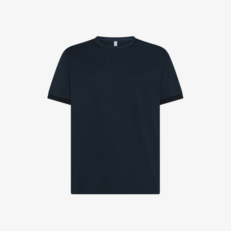 Tシャツ・カットソー SUN 68 Men T Shirts A35112 37 Green Sage Green Cotton Jersey T-shirt - Man | Solid SUN68