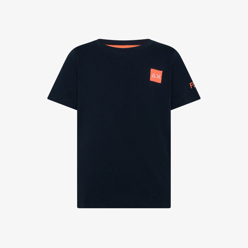 Tシャツ・カットソー SUN68 Men T-shirt Blue A35104 80 Solid Color Men's Polo T-shirt | SUN68