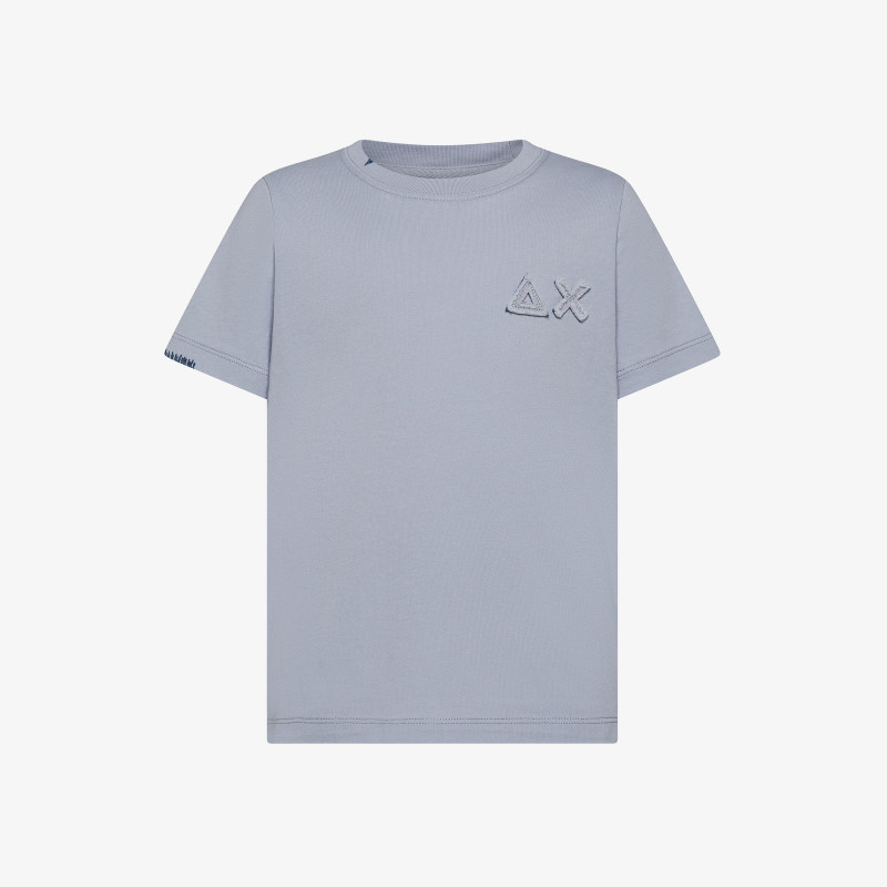 T-shirt Grigio Chiaro Con Lavaggio Vintage - Uomo | Tinta