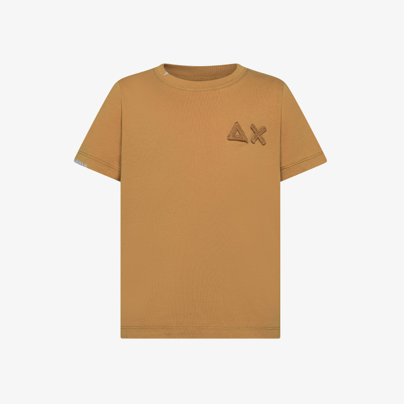 Tシャツ・カットソー SUN68 Men T-shirt Pink T35118 57 Camel T-shirt Vintage Wash - Man | Solid SUN68