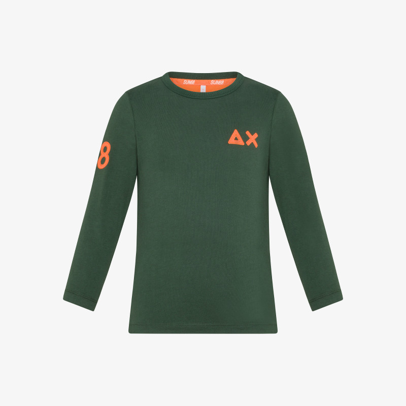 Boy's T-shirt Small Logo L/s - Kids | T-shirts SUN68