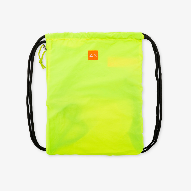 SMALL BACK PACK NYLON YELLOW FLUO