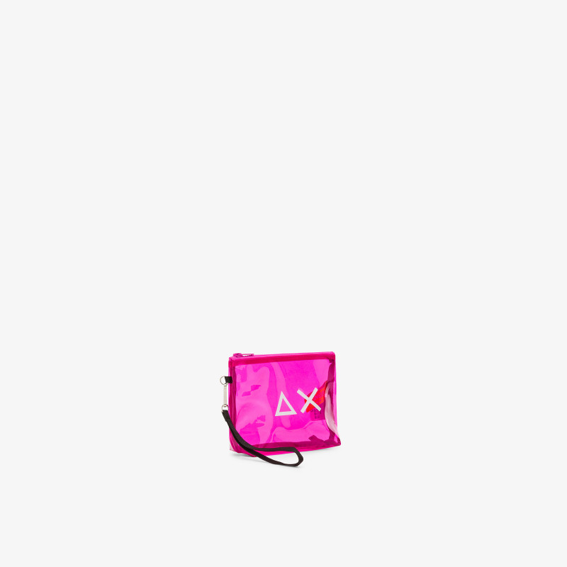Pochette in PVC fucsia