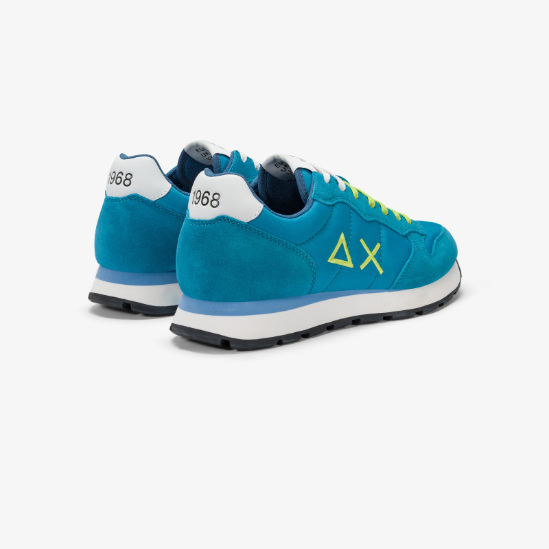 Tom light ottanio nylon and suede sneaker