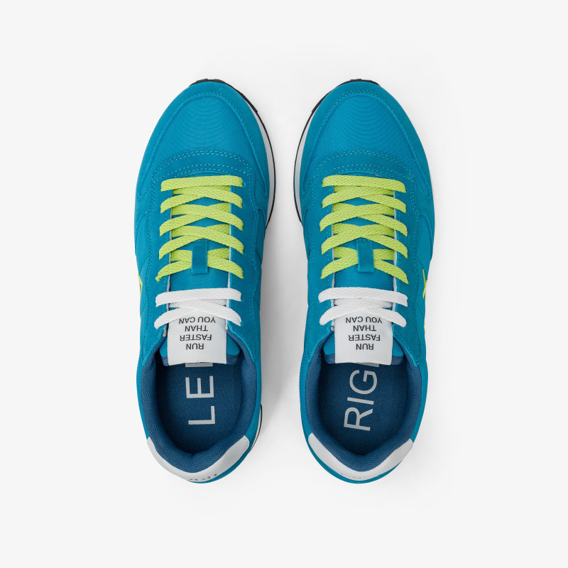 Tom light ottanio nylon and suede sneaker