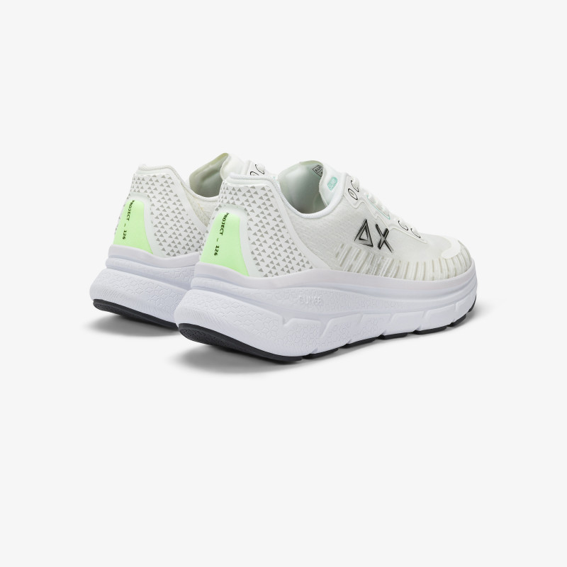 Sneaker Jupiter Air in mesh bianca