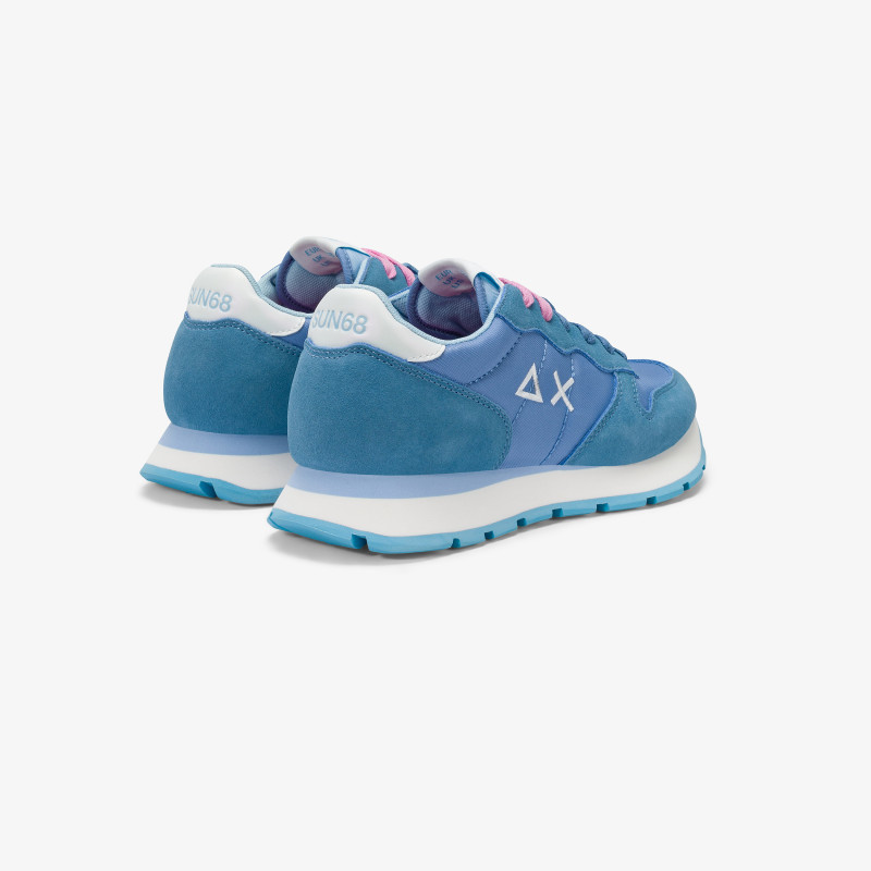 Ally avio suede and nylon sneaker