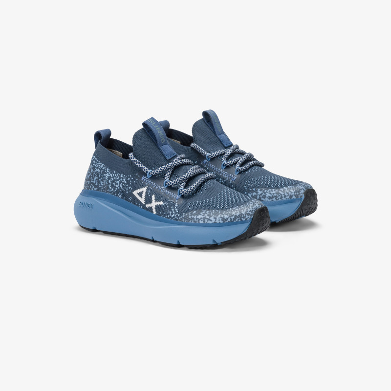 Boys’ Jupiter Knit navy blue sneaker